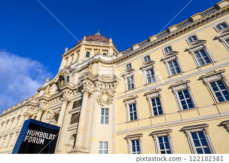Humboldt Forum museum of human history, art and culture, in the Berlin Palace on the Museum Island in Berlin, Germany Humboldt Forum museum of human history, art and culture, in the Berlin Palace on the Museum Island in Berlin, Germany 122182381