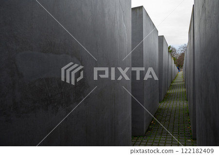 Memorial to the Murdered Jews of Europe, monument to the Jewish victims of the Holocaust in Berlin, Germany 122182409