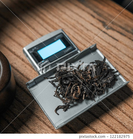 Measuring Loose Tea Leaves Accurately Using a Digital Scale for Optimal Brewing Results Measuring Loose Tea Leaves Accurately Using a Digital Scale for Optimal Brewing Results 122182975