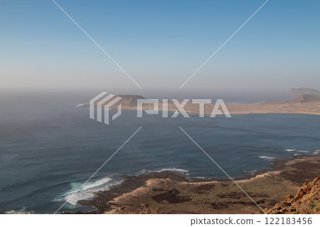View on La Graciosa, Lanzarote, Spain View on La Graciosa, Lanzarote, Spain 122183456