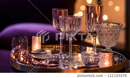 New Year party decor, home decoration for festive holiday celebrations New Year party decor, home decoration for festive holiday celebrations 122183876