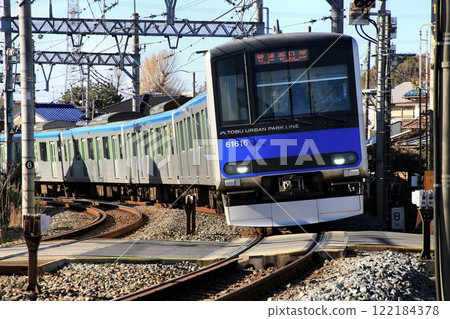 "60000 series" commuter car runs fast ... Tobu Urban Park Line 122184378
