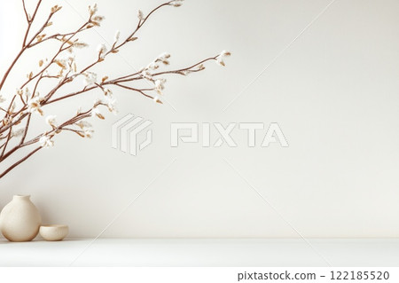 A childs hand holding a glitter-filled transparent Christmas ornament, blurred holiday lights in the background, festive scene 122185520