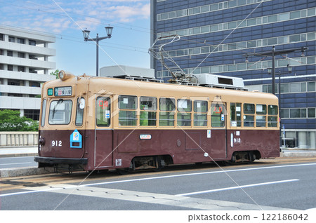 廣島電鐵原子彈爆炸圓頂屋本川町 900 912 型 122186042