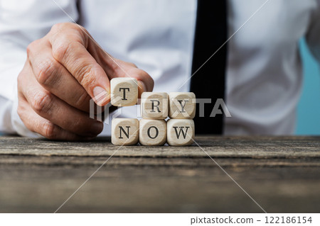 Encouragement in action: Try now 122186154