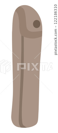 立式長笛袋向量圖 122186310