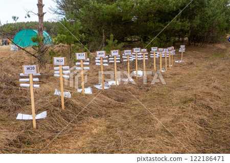 The starting area with distance maps The starting area with distance maps 122186471