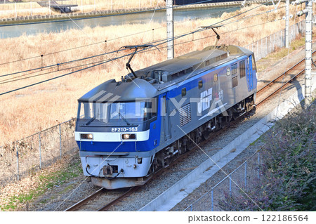 Tokaido Main Line Freight Branch Higashi-Takashima-Sakuragicho JR Freight EF210-163 (Shin-Tsurumi) 122186564