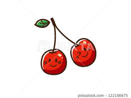 Cherry character cute 122186675