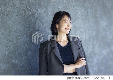 Middle-aged woman in a suit Middle-aged woman in a suit 122186901