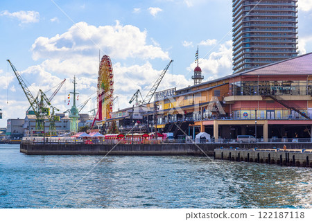 Kobe Meriken Park (December daytime and night view) Kobe Meriken Park (December daytime and night view) 122187118