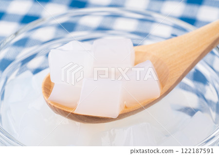 Close-up of nata de coco 122187591