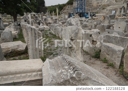 Ruins of Ephesus near Izmir, Turkey 122188128