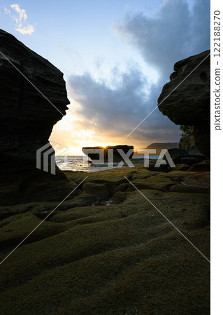 Coast at dawn: Scenery of Iriomote Island Coast at dawn: Scenery of Iriomote Island 122188270