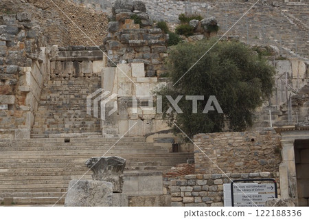 The ruins of Ephesus near Izmir, Turkey 122188336