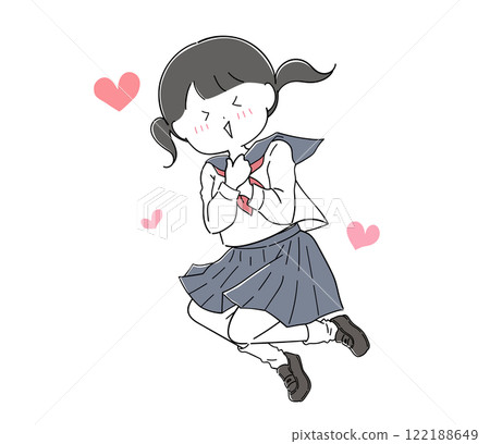 我愛又愛的水手服女孩 122188649