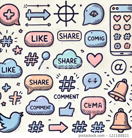 社交媒體 社交媒體 122188821