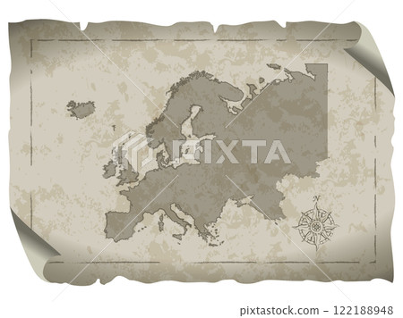 Old Map of Europe 01_Gray Old Map of Europe 01_Gray 122188948