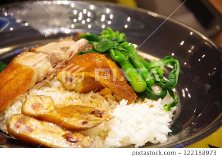 在香港美食廣場吃的 Khao Man Gai 在香港美食廣場吃的 Khao Man Gai 122188973