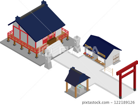 等距神社、寺廟和神社辦公室 等距神社、寺廟和神社辦公室 122189126