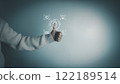 Fingerprint scanner to access information, verify to authentication, touching screen to login security, Internet of things, cloud computing, Internet connection, shopping online and cashless society 122189514