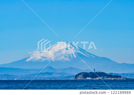江之島和富士山 江之島和富士山 122189989