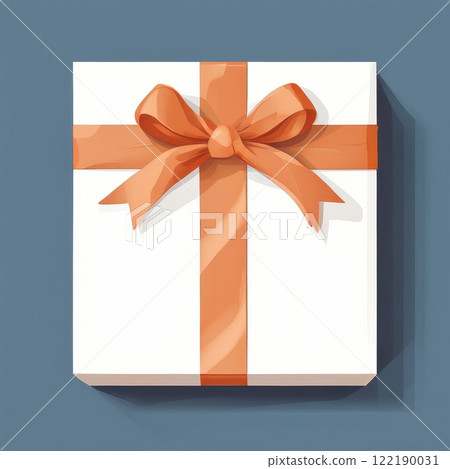 the AI Image Generator, Gift Box Wrapped with Ribbon 122190031