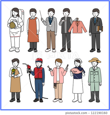 職業多人插圖集 職業多人插圖集 122190160