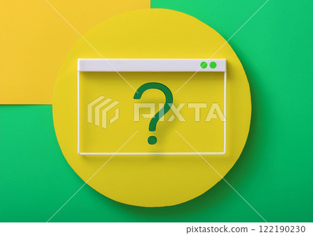 黃色和綠色問號 122190230
