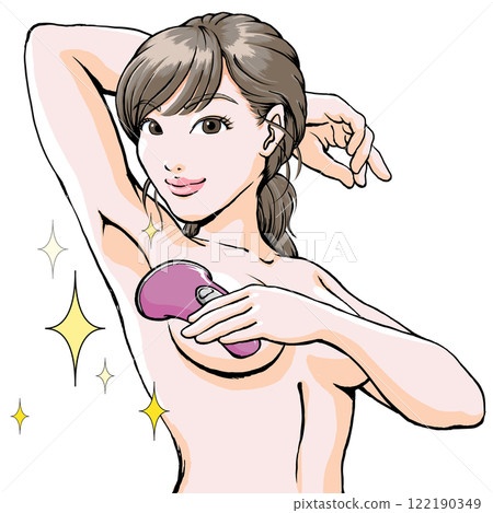 腋下除毛圖片_年輕女性 122190349