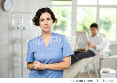 female doctor portrait female doctor portrait 122190890