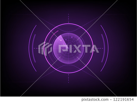 Abstract background with navigator communication radar 122191654