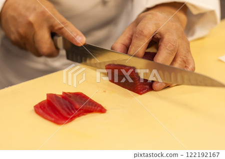 Pull salmon sashimi Pull salmon sashimi 122192167