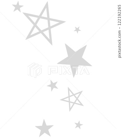 Gray simple star illustration Gray simple star illustration 122192265
