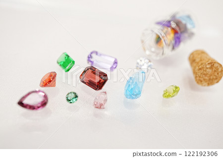 Lots of colorful gems 122192306