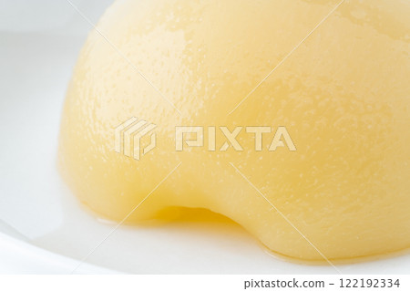 糖漿桃子罐頭特寫 122192334