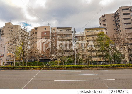 Horikawa, Kamigyo Ward, Kyoto City, streetscape around Abe no Seimei Shrine 122192852