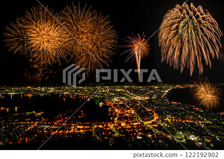 函館港煙火大會 122192902