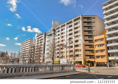 Horikawa, Kamigyo Ward, Kyoto City, streetscape around Abe no Seimei Shrine 122193155