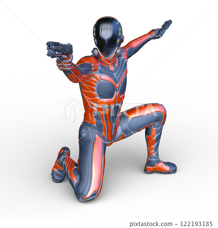 Cyber warrior 122193185