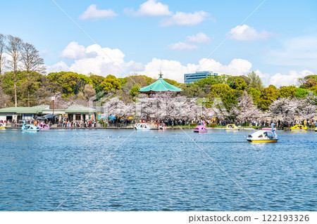 [東京] 上野公園不忍池櫻花盛開 122193326