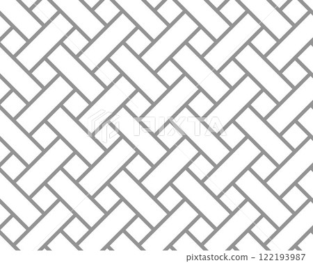 Rattan seamless pattern. Texture of the weave. Vector illustration. 122193987