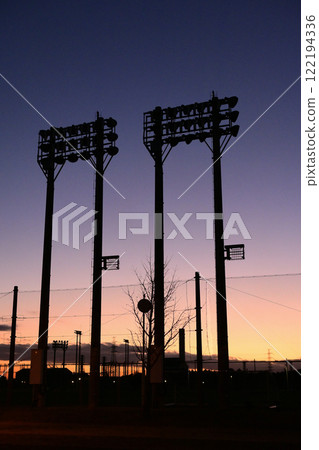 Soga Sports Park evening view - Night lighting 122194336