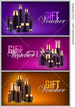 Gift cosmetic bottle voucher 122194464