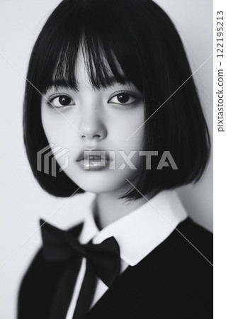 一個年輕的日本女人的畫像 122195213