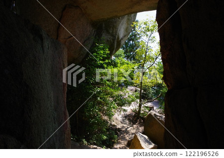 A photo of the Miraculous Passage Rock from inside A photo of the Miraculous Passage Rock from inside 122196526