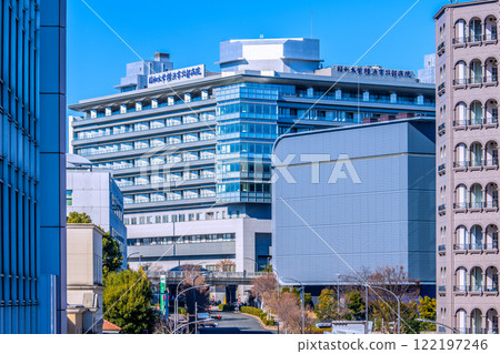 Yokohama Cityscape of Japan View of Showa University Northern Yokohama Hospital = Tsuzuki-ku, Yokohama 122197246