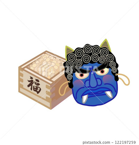 Illustration of bean-maki 122197259