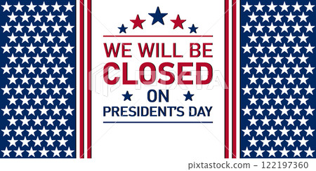 Presidents Day Background Design 122197360