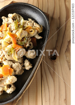 鐵板燒耐力豬肉烤肉 122197403